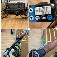 【値下げ済】🉐YAMAHA 電動自転車🉐ヤマハ　【PAS CITY X】電動アシスト　ギア付き　変速ギア　12.3Ahバッテリー　20インチタイヤ　の画像