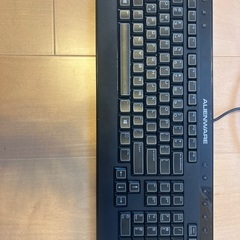 少ししか使用していないキーボードの画像