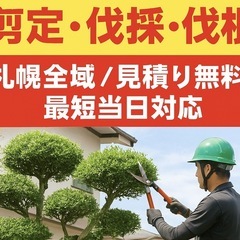 【❗️連休中即日対応❗️】庭木伐採お任せください🪚🪵