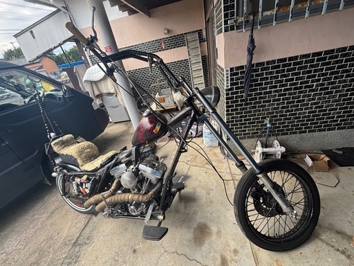 ハーレー チョッパー フルカスタム 初期エボ ハーレーダビッドソン