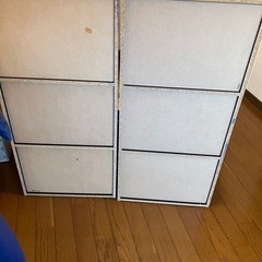 カラーボックス2個セット　高さ88cm 41.5*29cmの画像