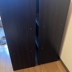 カラーボックス2個セット　高さ88cm 41.5*29cmの画像