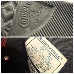 CONVERSE LEATHER ALL STAR HI RED 26.5cmの画像