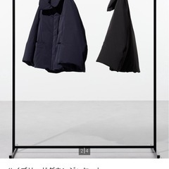 ユニクロ＋Jダウン（黒、レディースLサイズ）の画像