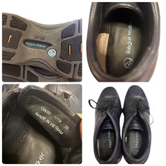 Regal Walker レザー 革 スニーカー 26cm ネイビー リーガルの画像