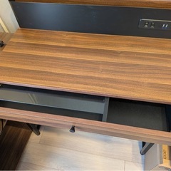 11/22本日取引希望　収納付きデスク　やや難あり　　の画像