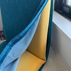 カバーが洗える座いす（背もたれ角度調節可能）の画像