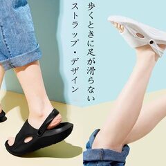 【セット持帰用】【新品】メンズ 白 サンダル 27.0cmの画像
