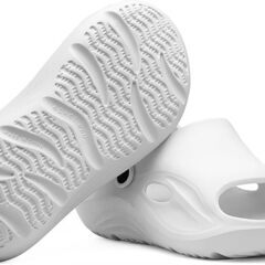 【セット持帰用】【新品】メンズ 白 サンダル 27.0cmの画像