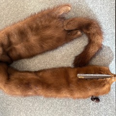 未使用　ミンク　スヌードマフラー　フェレットの画像