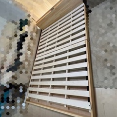 【美品】　ベッドフレーム　ダブルの画像