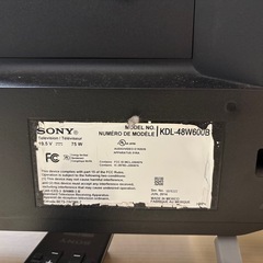 【美品】48インチ大型テレビの画像