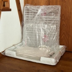 猫用　2段ケージ　USED品の画像