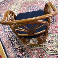 籐製品　座椅子の画像