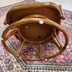 籐製品　座椅子の画像