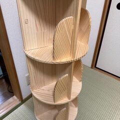 回転式本棚 (美品)の画像