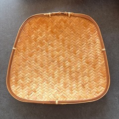 未使用　竹ざる10枚の画像