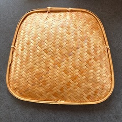 未使用　竹ざる10枚の画像