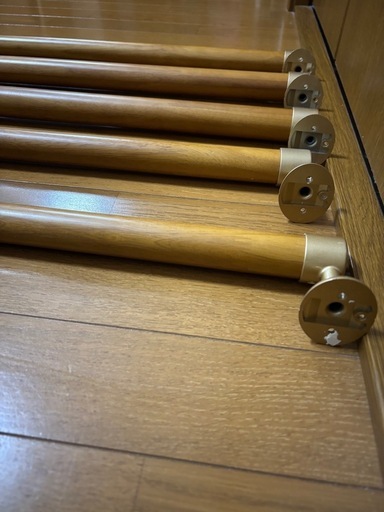 介護　看護　木製手すり　５本セット