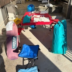 キャンプ道具色々の画像