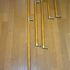 介護　看護　木製手すり　５本セットの画像