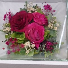 プリザーブドフラワー　　ドライフラワー　　～花が最も綺麗な瞬間をガラスに閉じ込めたドライフラワーギフト～の画像