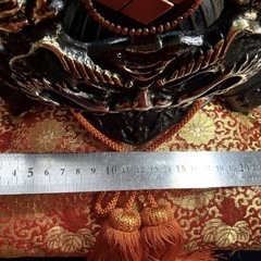 兜飾り　鉄兜　五月人形　七五三　源氏兜　子どもの日 武具　武田信玄　兜　綺麗の画像