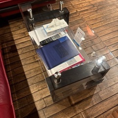 ガラステーブル　ローテーブル　無料で差し上げますの画像