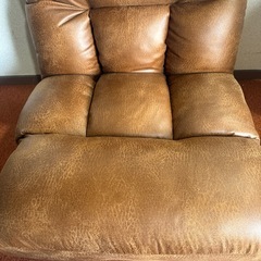 ソファ　1人掛けソファ　座椅子の画像