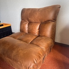 ソファ　1人掛けソファ　座椅子の画像