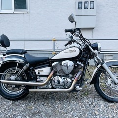 値下げ！4万円北海道　ヤマハ　ドラックスター250 外装美品！タイヤ前後山あり！バッテリー新品！ の画像