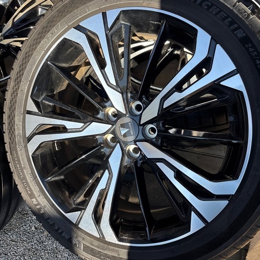 モデリスタ アルミ 245/45/R20 ミシュラン 24年製 4本セット ハリアー アルファード等に