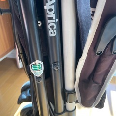 Aprica stick ベビーカー　バギー　千鳥柄　の画像