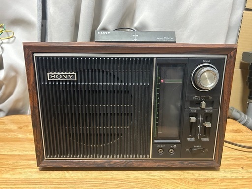 SONY ホームラジオ TFM9510 昭和レトロ ビンテージ AM FM 木目調　トランジスタラジオ