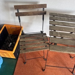 チェア　デスク　アウトドアの画像