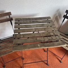 チェア　デスク　アウトドアの画像