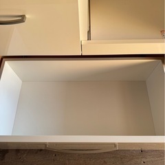 ニトリ.食器棚.レンジボードの画像