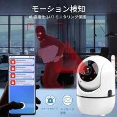 室内見守りカメラ【WiFi接続・スマホ操作】の画像