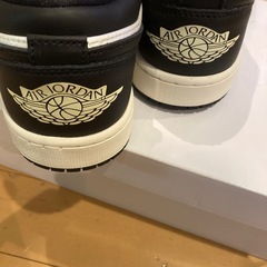 AIR JORDAN1 ホワイト/ブラックウィメンズ27.5cmエアジョーダンの画像