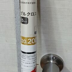 透明テーブルクロス（サイズ 120×200）未使用の画像