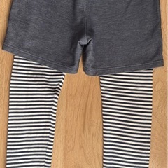 ミキハウス　パンツ付きレギンス　100cmの画像