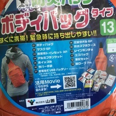 防災用ボディバッグの画像