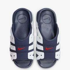 ナイキ　エア モア アップテンポ スライド NIKE AIR MORE SLIDE ネイビー ナイキ　33cmの画像