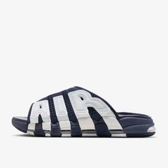 ナイキ　エア モア アップテンポ スライド NIKE AIR MORE SLIDE ネイビー ナイキ　33cmの画像