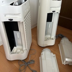 シャープ プラズマクラスター 空気清浄加湿器  2個セットの画像