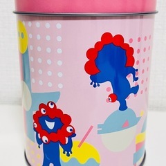 大阪関西万博　ミャクミャク　フィギュアマグネット付き　いちごクランチ缶　缶のみの画像