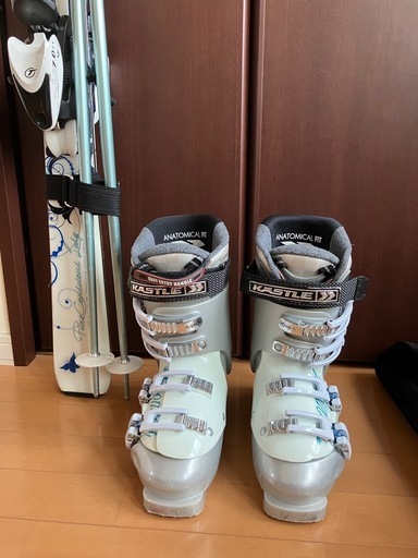 スキー板+スキーブーツ他セット⛷️女性、学生用