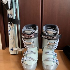 スキー板+スキーブーツ他セット⛷️女性、学生用の画像