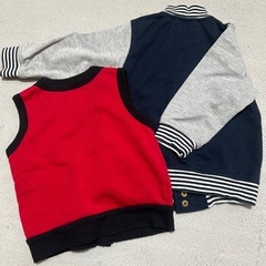 ベビー　ジャケット　ベストの画像