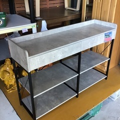 未使用　フリーラック　キッチンカウンター　収納棚の画像